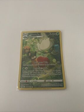 Pokemon Roserade Card - Green and Yellow